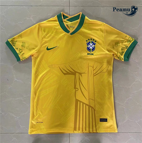 Maglia Calcio Brasile Giallo 2022-2023