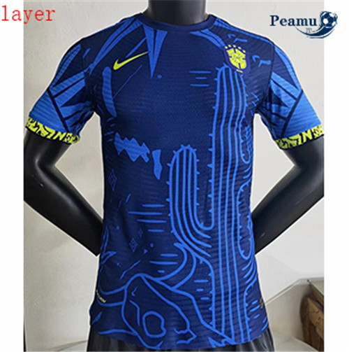 Maglia Calcio Player Brasile blu 2022-2023