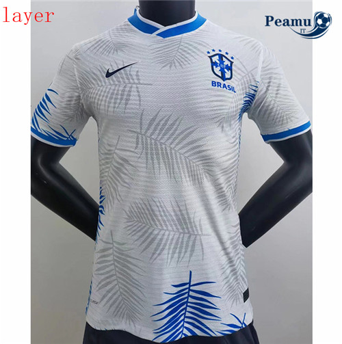 Maglia Calcio Player Brasile Bianco 2022-2023