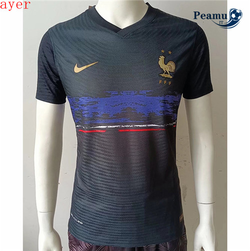 Maglia Calcio Player Francia blu navy 2022-2023