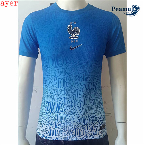 Maglia Calcio Player Francia blu 2022-2023