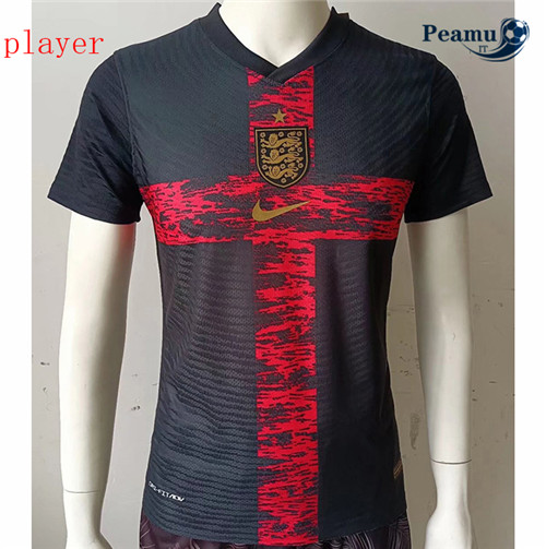 Maglia Calcio Player Inghilterra Nero/Rosso 2022-2023