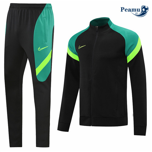 Tuta Calcio - Giacca Nike Nero/Verde 2022-2023 pit013
