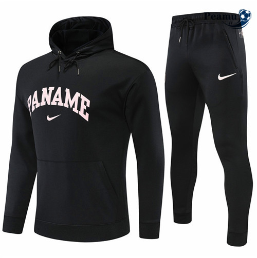 Tuta Calcio - Felpa con cappuccio Paris PSG Nero 2022-2023 pit042