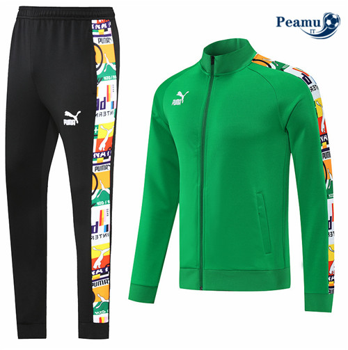 Tuta Calcio - Giacca PUMA Verde 2022-2023 pit023