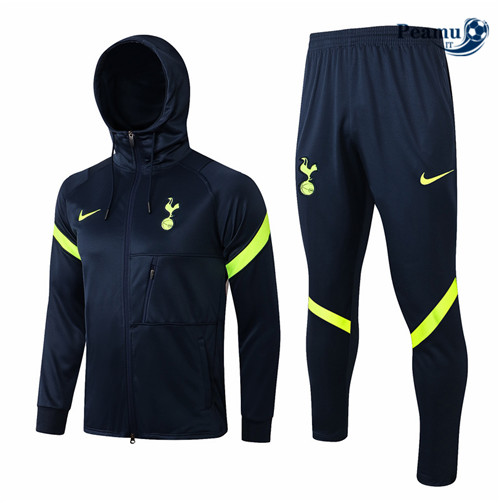 Tuta Calcio - Felpa con cappuccio Tottenham Hotspur blu navy 2022-2023 pit057
