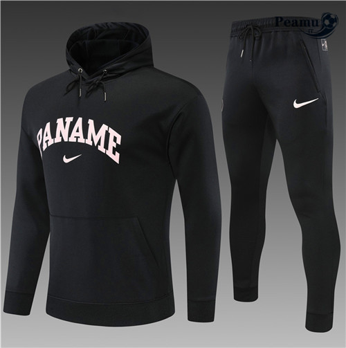 Tuta Calcio - Felpa con cappuccio Bambino Paris PSG Nero 2022-2023 pit063