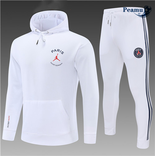 Tuta Calcio - Felpa con cappuccio Bambino Paris PSG Nero 2022-2023 pit070