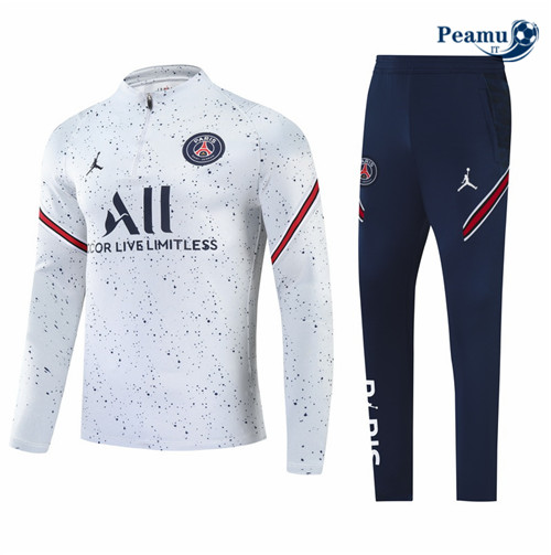 Tuta Calcio Bambino Paris PSG Bianco 2022-2023 pit074
