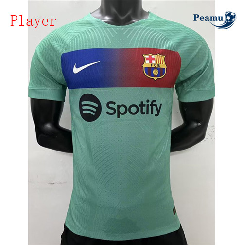 peamu Maglia Calcio Player Barcellona Verde 2023-2024 PA2235