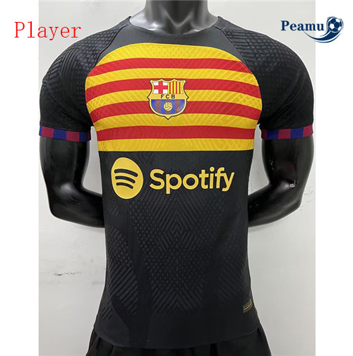 peamu Maglia Calcio Player Barcellona Nero 2022-2023 PA2236