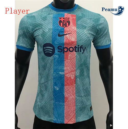 peamu Maglia Calcio Player Barcellona Formazione 2023-2024 PA2238