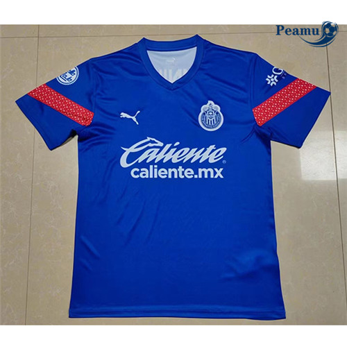 peamu Maglia Calcio Chivas Formazione Blu 2022-2023 PA2201