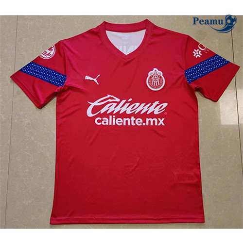 peamu Maglia Calcio Chivas Formazione Rosso 2022-2023 PA2202