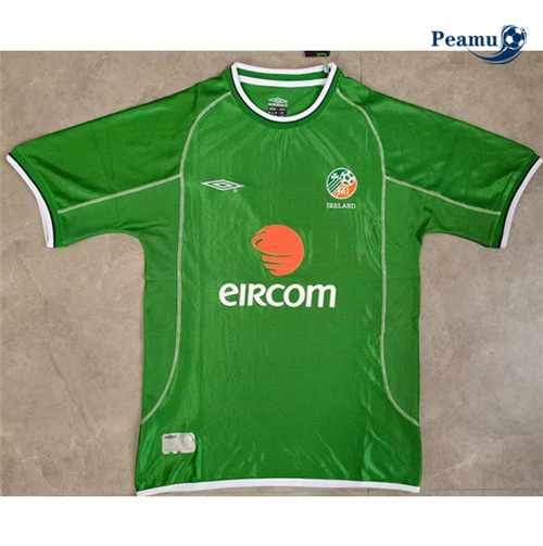 peamu Maglia Calcio Classico Maglie Irlanda Prima 2002 PA2221