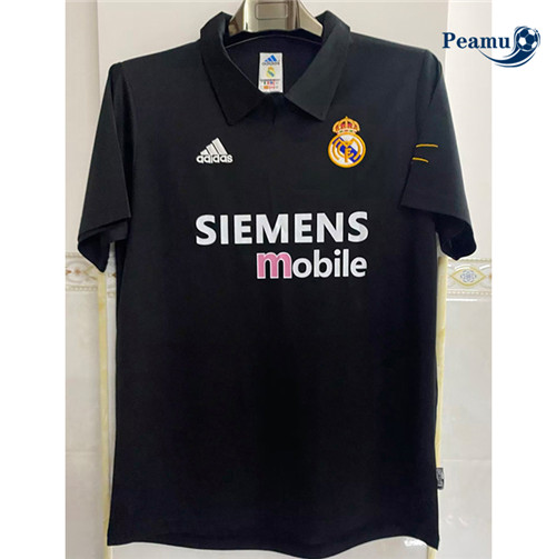 peamu Maglia Calcio Classico Maglie Real Madrid Seconda 2002-2003 PA2218
