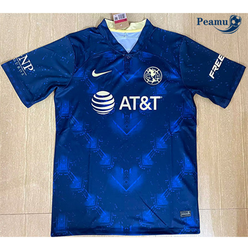 peamu Maglia Calcio Club America Formazione Blu 2023-2024 PA2198
