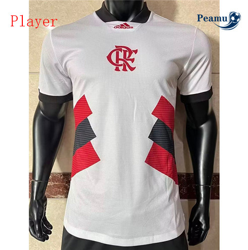 peamu Maglia Calcio Player Flamengo edizione edizione Bianco 2023-2024 PA2126