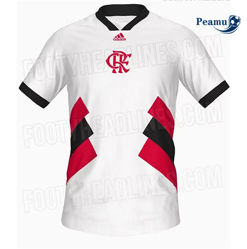 peamu Maglia Calcio Flamengo ICON Bianco 2023-2024 PA2162