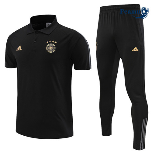 peamu Maglia Calcio Kit Maglia Formazione Germania + Pantaloni Nero 2022-2023 PA2498