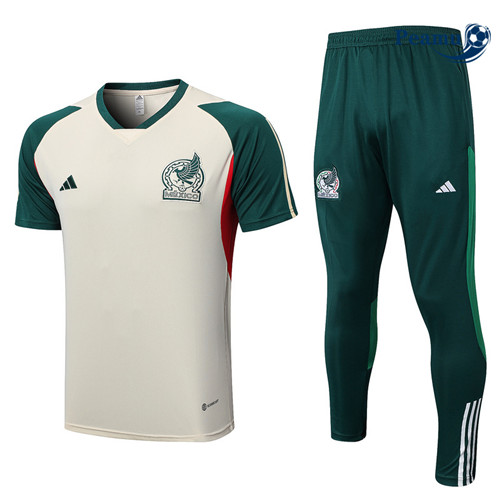 peamu Maglia Calcio Kit Maglia Formazione Messico + Pantaloni Bianco 2023-2024 PA2547
