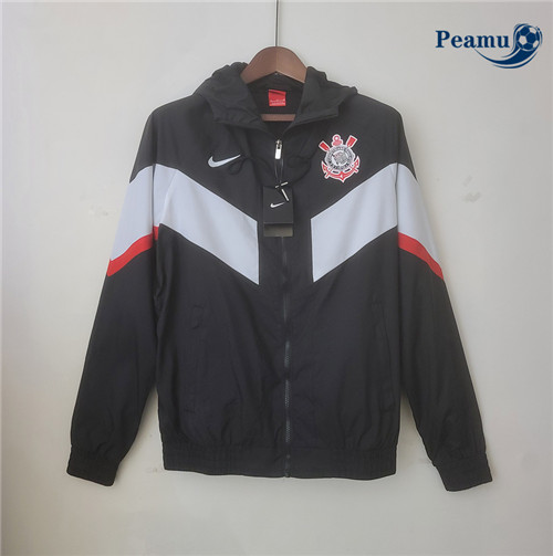 peamu Maglia Calcio Giacca A Vento Corinthians Nero 2022-2023 PA2899