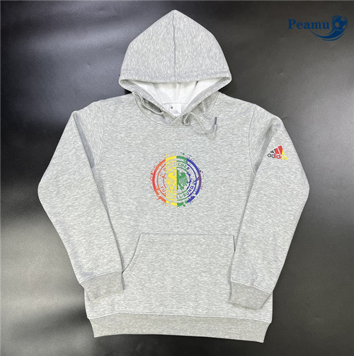peamu Maglia Calcio Giacca Con Cappuccio Germania Grigio 2023-2024 PA2915