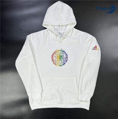 peamu Maglia Calcio Giacca Con Cappuccio Germania Bianco 2023-2024 PA2916
