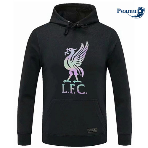 peamu Maglia Calcio Giacca Con Cappuccio Liverpool Nero 2022-2023 PA2956