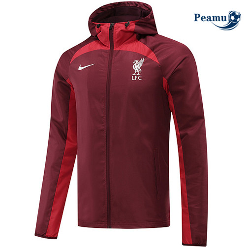peamu Maglia Calcio Giacca A Vento Liverpool Rosso 2022-2023 PA2958