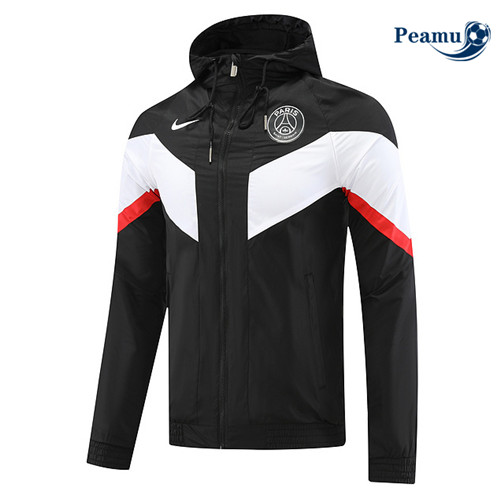peamu Maglia Calcio Giacca A Vento Paris PSG Nero 2022-2023 PA2913