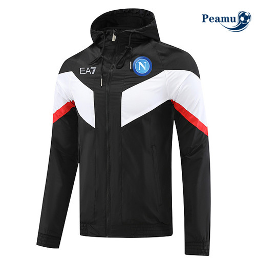 peamu Maglia Calcio Giacca A Vento SSC Napoli Nero 2022-2023 PA2963