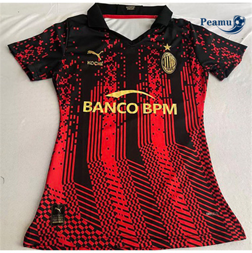 peamu Maglia Calcio AC Milan Donna Rosso 2023-2024 PA2325