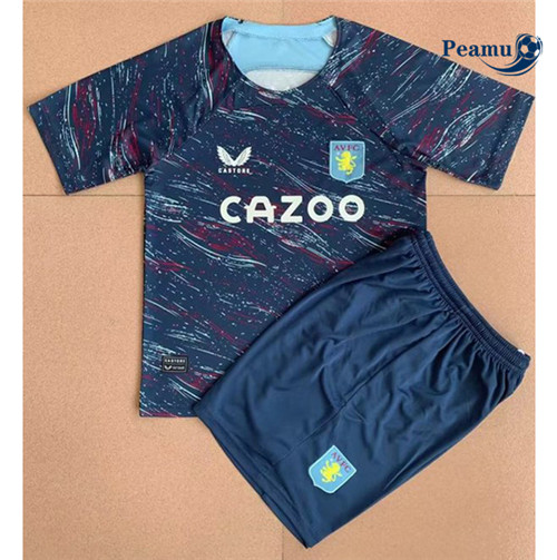 peamu Maglia Calcio Aston Villa Bambino 2023-2024 PA2298