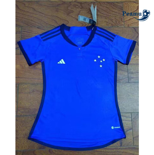peamu Maglia Calcio Cruzeiro Donna Prima Blu 2023-2024 PA2312