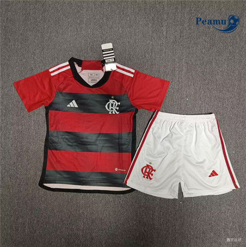 peamu Maglia Calcio Flamengo Bambino Prima 2023-2024 PA2277