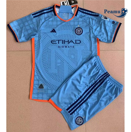 peamu Maglia Calcio New York City Bambino Prima 2023-2024 PA2271