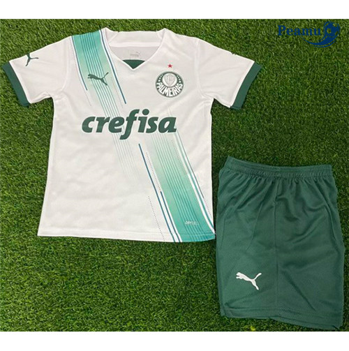 peamu Maglia Calcio Palmeiras Bambino Bianco 2023-2024 PA2273