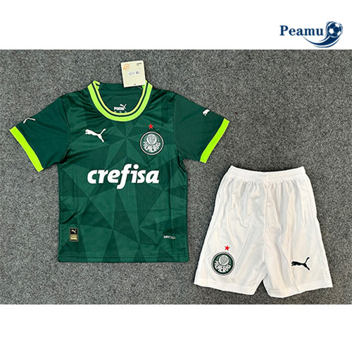 peamu Maglia Calcio Palmeiras Bambino Verde 2023-2024 PA2278