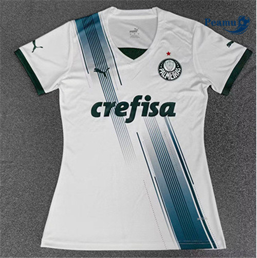 peamu Maglia Calcio Palmeiras Donna Bianco 2023-2024 PA2317