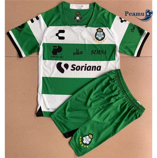 peamu Maglia Calcio Santos Laguna Bambino Prima 2022-2023 PA2287