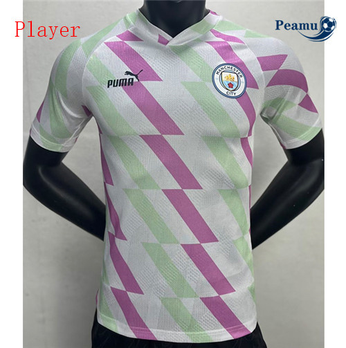 peamu Maglia Calcio Player Manchester City Formazione 2023-2024 PA2364