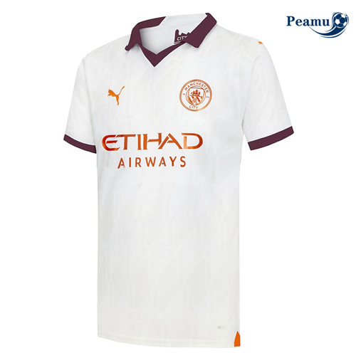 peamu Maglia Calcio Manchester City Seconda 2023-2024 PA2368