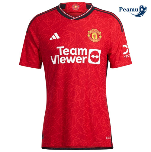 peamu Maglia Calcio Manchester United Prima 2023-2024 PA2373