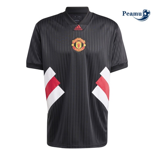 peamu Maglia Calcio Manchester United ICON Nero 2023-2024 PA2375