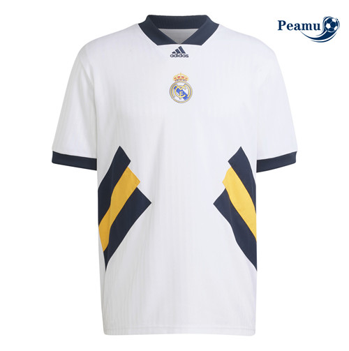 peamu Maglia Calcio Real Madrid ICON Bianco 2023-2024 PA2243