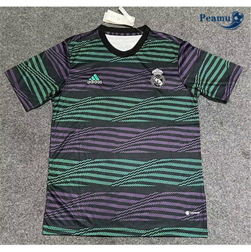 peamu Maglia Calcio Real Madrid Nero/Verde 2022-2023 PA2244