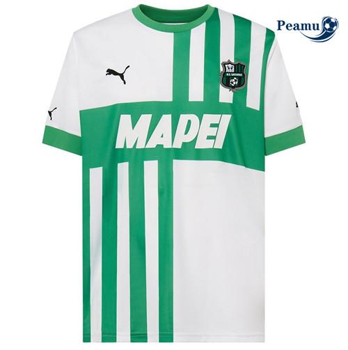 peamu Maglia Calcio Sassuolo Seconda Bianco/Verde 2022-2023 PA2397