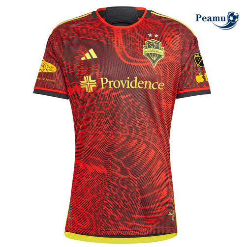 peamu Maglia Calcio Seattle Sounders Seconda Rosso 2023-2024 PA2149