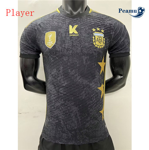 peamu Maglia Calcio Player Argentina edizione edizione Nero 2022-2023 PA2408